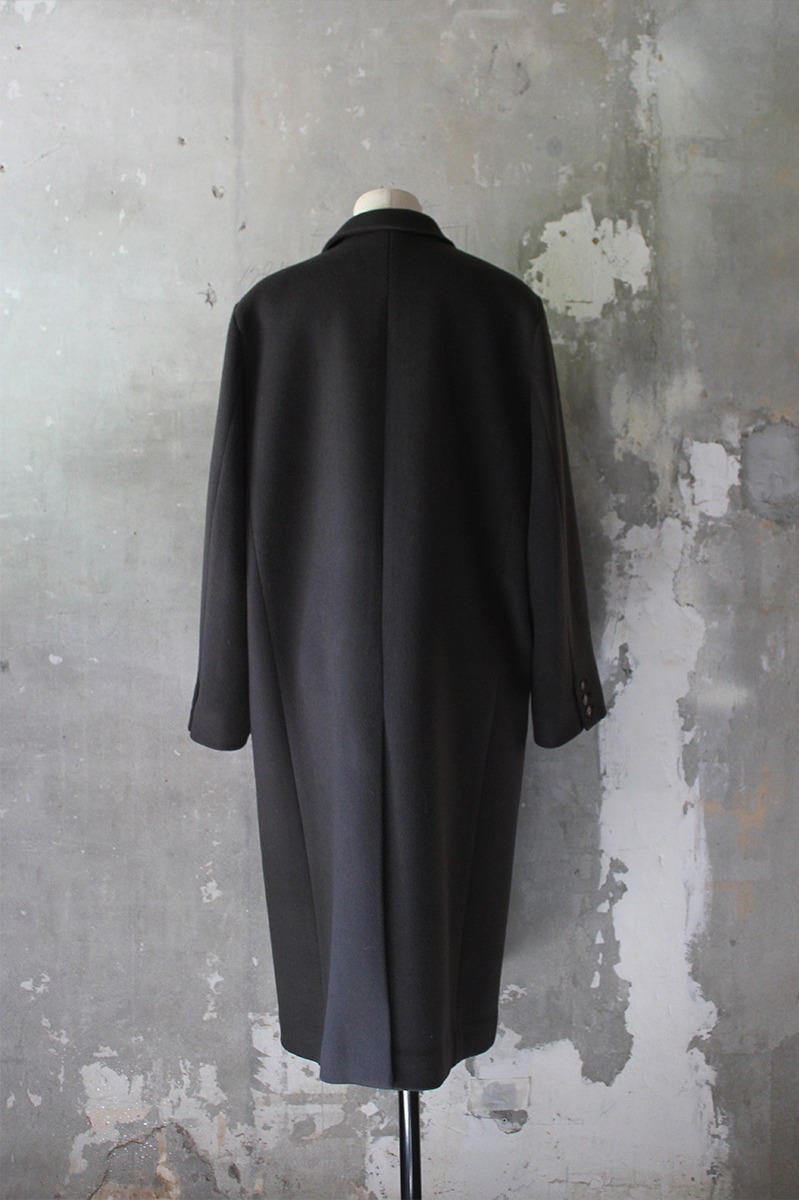 V-collar double button coat (2colors)