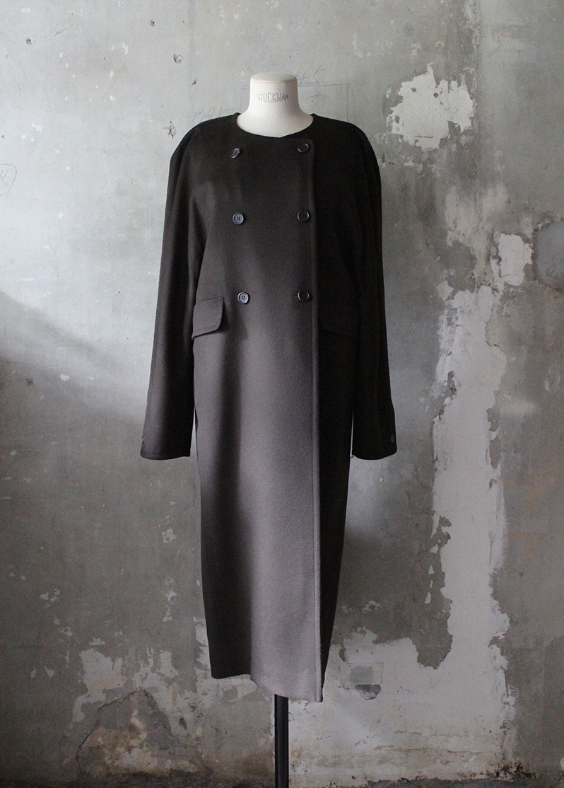 Lean Line Coat (3colors) Chocolate