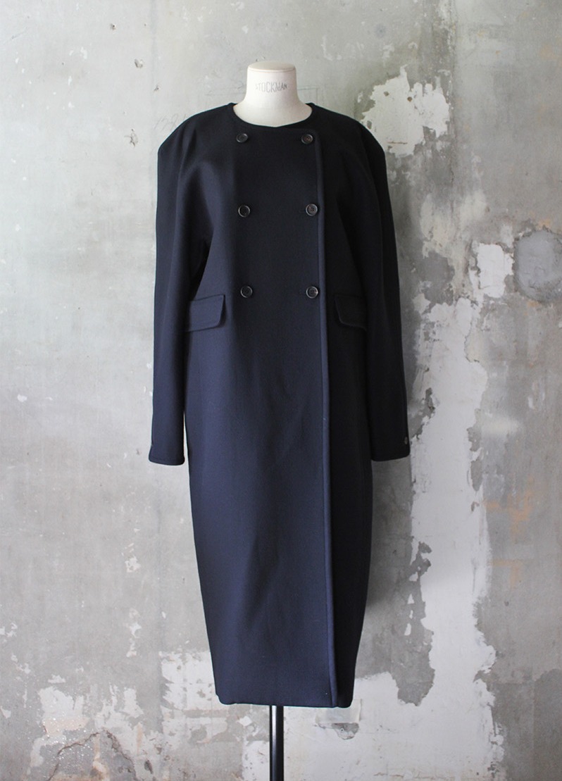 Lean Line Coat (3colors) Navy