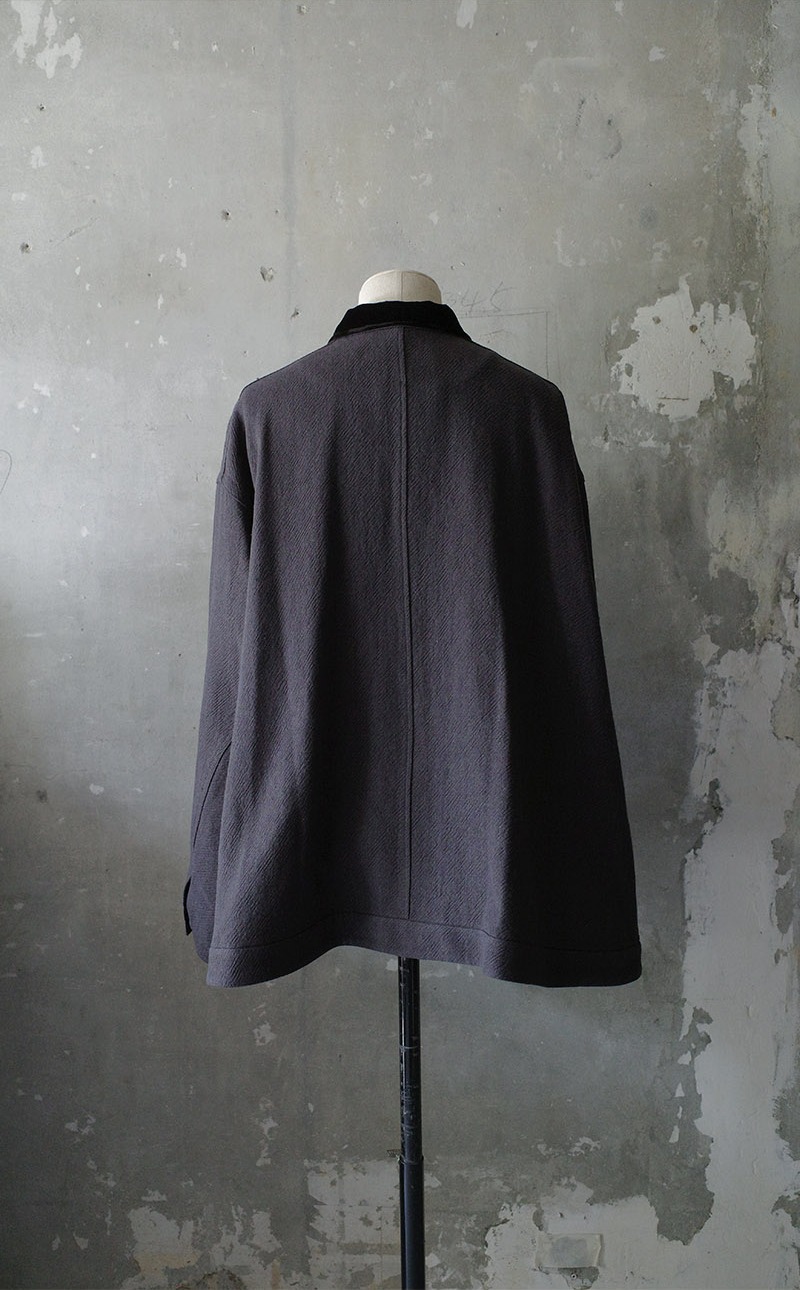 Linen full flare jacket (2 colors) Charcoal