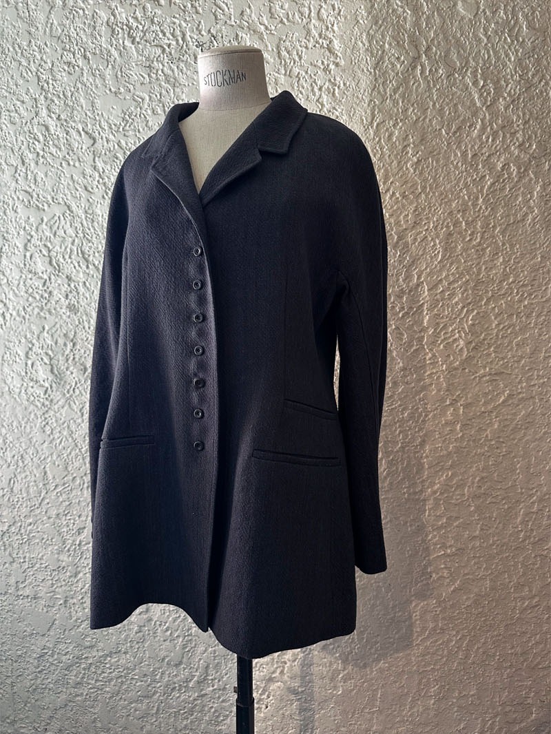 Classic Linen Jacket II CHARCOAL