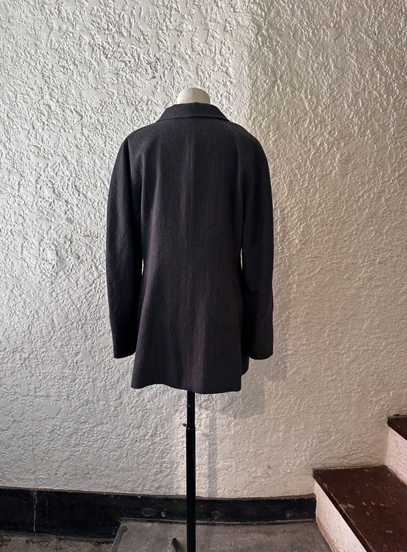 Classic Linen Jacket II CHARCOAL