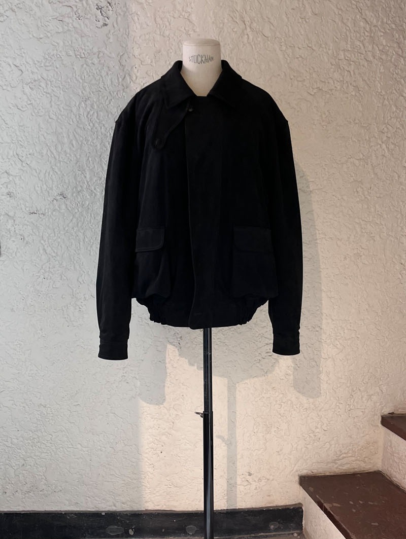 Vegan Suede Jacket BLACK