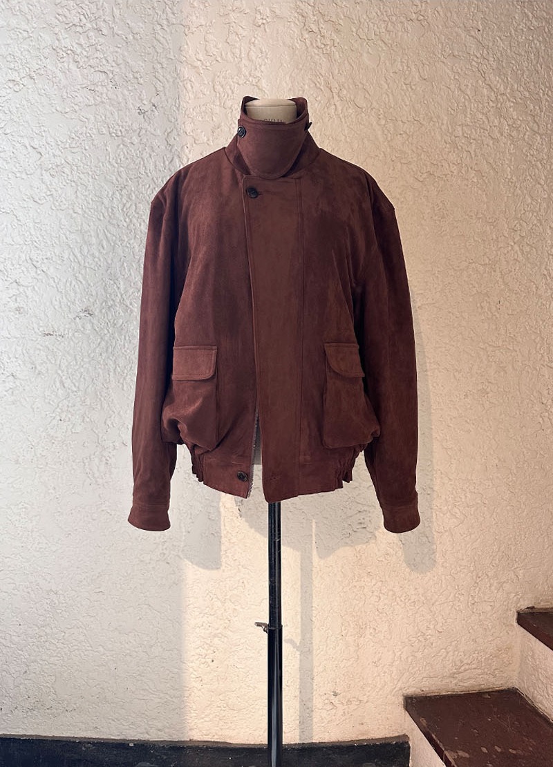 Vegan Suede Jacket BROWN