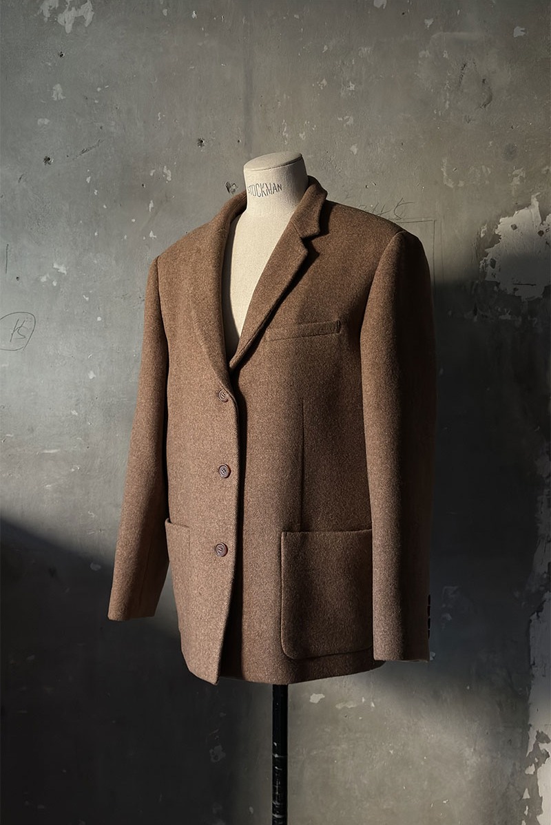 Double Faced Wool Jacket MARRON