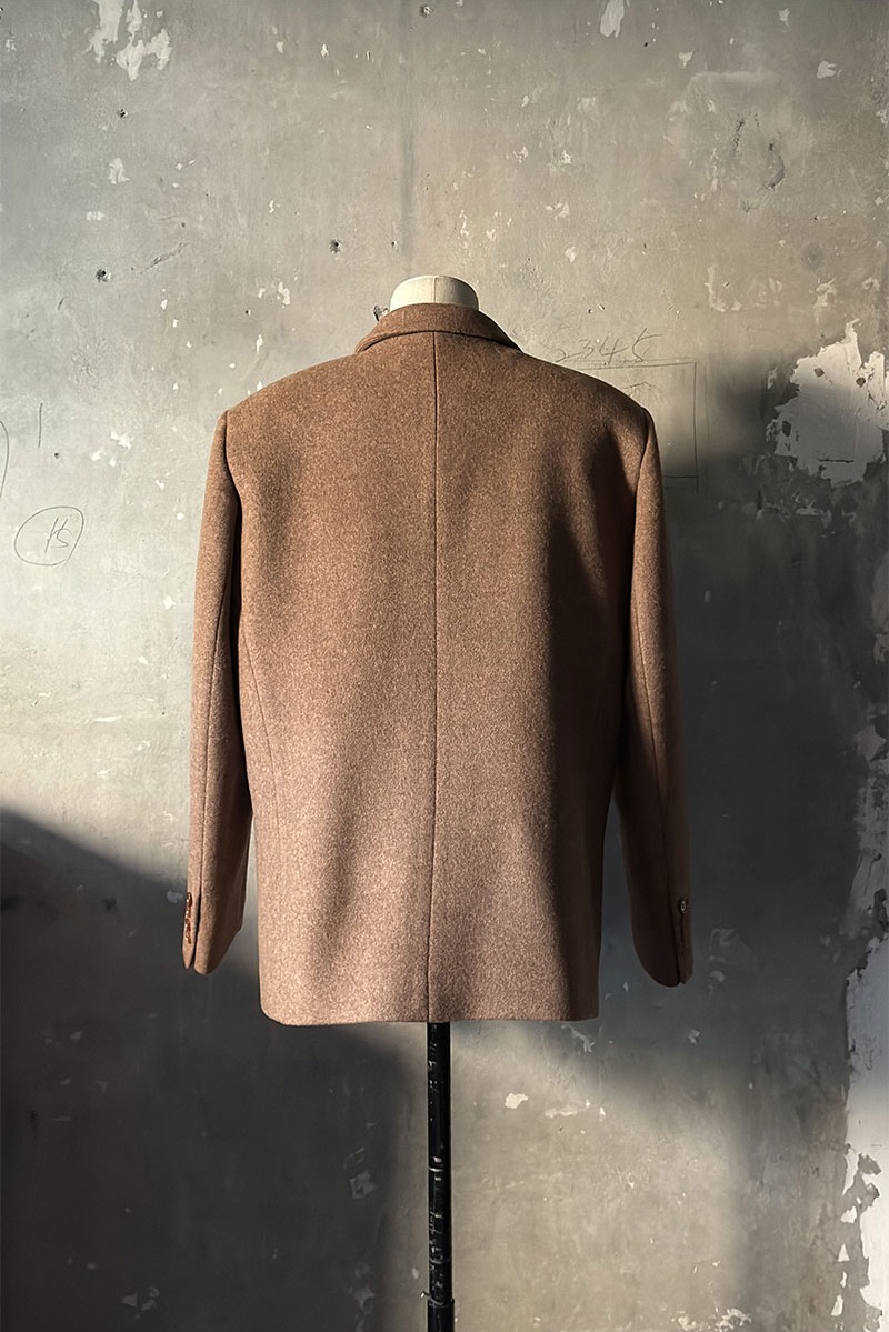 Double Faced Wool Jacket MARRON