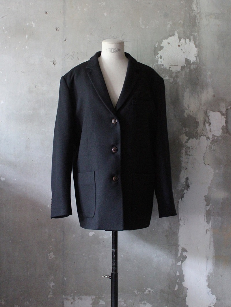 Classical Wool Jacket (3colors) Black