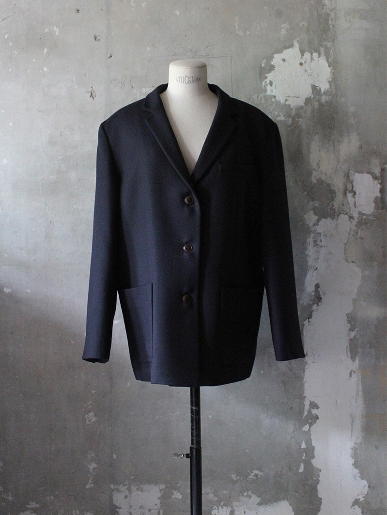 Classical Wool Jacket (3colors) Navy