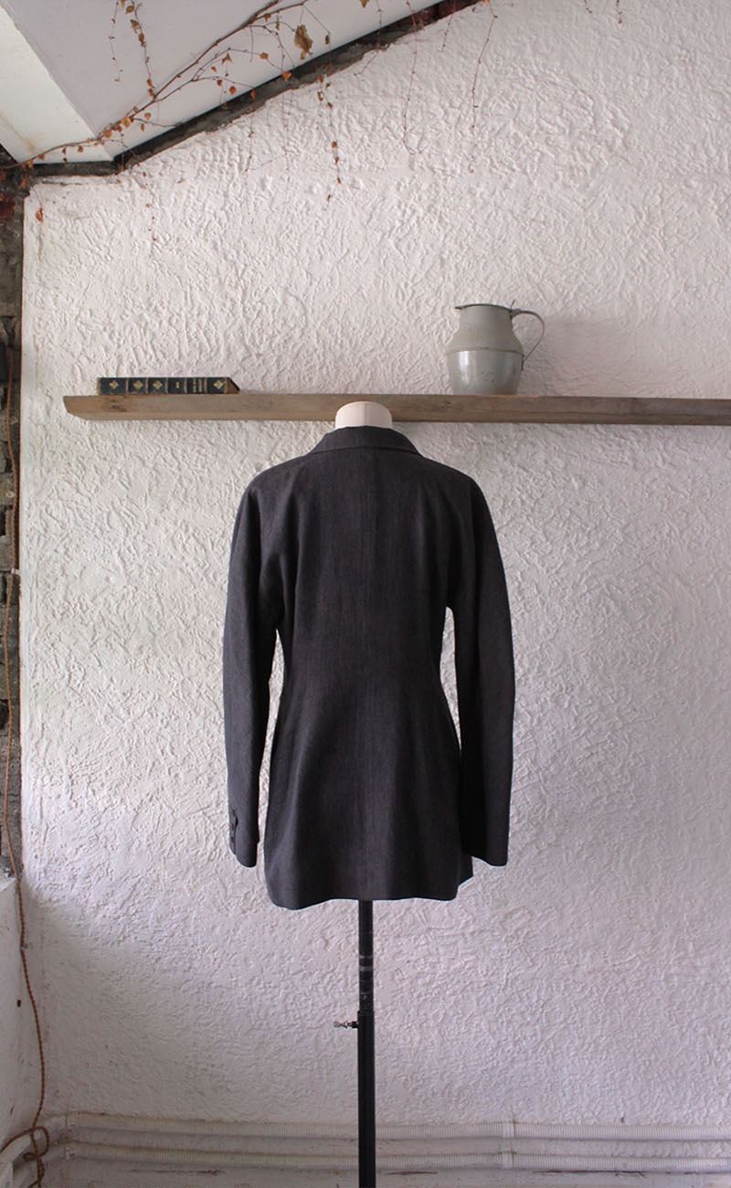 Classic Linen Jacket il set Black