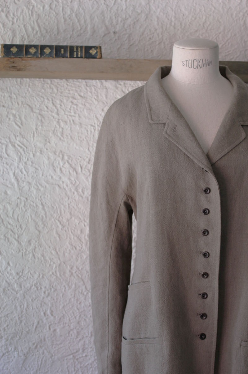 Classic Linen Jacket il set Olive