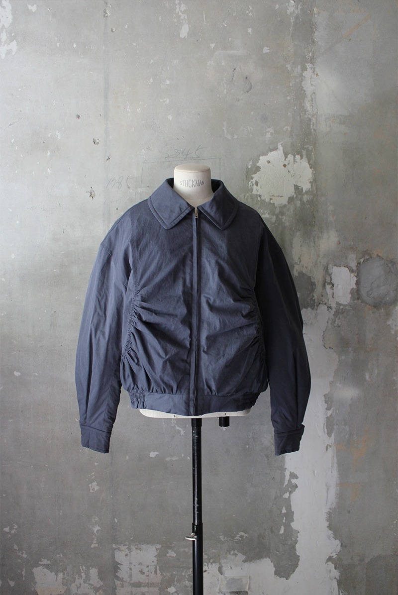 Soft Shirring Jumper (3 Colors) DUSTY NAVY