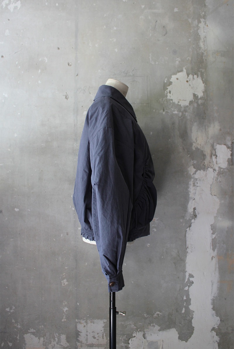 Soft Shirring Jumper (3 Colors) DUSTY NAVY
