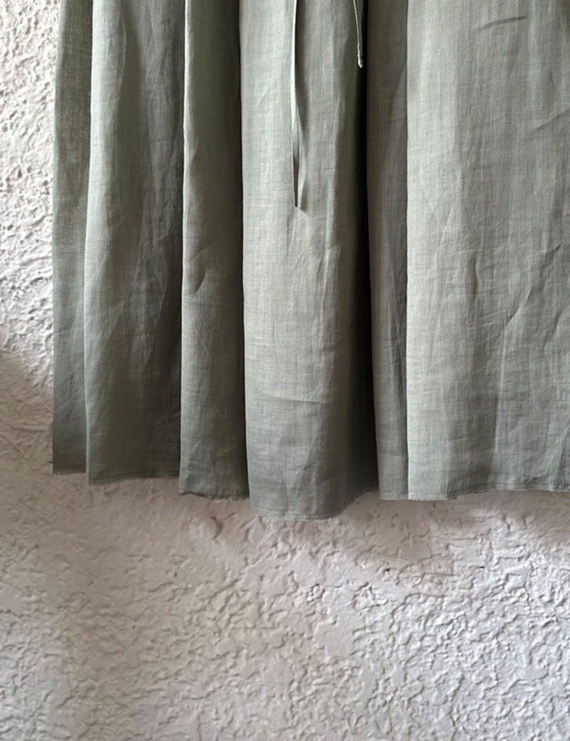 RIPPLE SKIRT MINT GREY