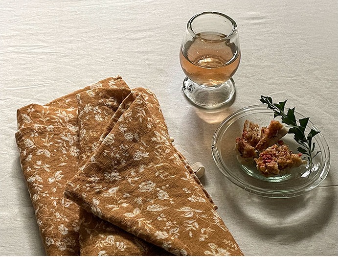 Linen dish towel