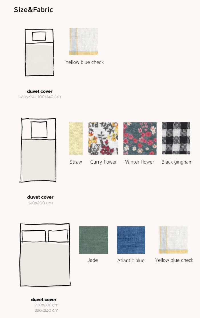 Linen duvet cover